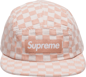 Supreme Checkerboard Camp Cap 'ss - Supreme, HD Png Download PNG image with transparent background