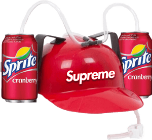 Wanna S U P R E M E Spront Cranberry - Carbonated Soft Drinks, HD Png Download PNG with transparent background