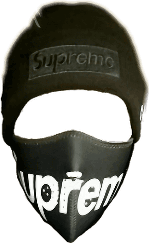 #supreme #hat #mask #beanie #memezasf - Transparent Supreme Face Mask Png, Png Download PNG image with transparent background