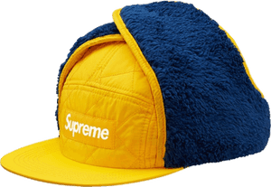 Supreme Hat-quilted Earflap Camp Cap - Supreme Hat With Ear Flaps, HD Png Download PNG image with transparent background