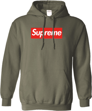 Supreme Hoodie - Military Green - Shipping Worldwide - Supreme, HD Png Download PNG image with transparent background