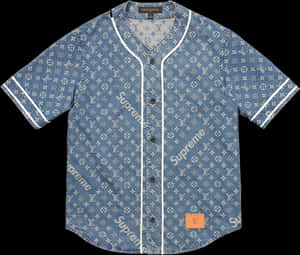 Supreme Louis Vuitton Baseball Jersey - Louis Vuitton X Supreme Jacket, HD Png Download PNG image with transparent background