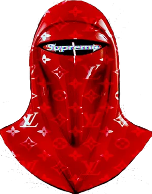 Supreme Louis Vuitton Hooded Figure PNG Image