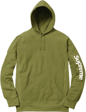 Supreme Sleeve Patch Hoodie, HD Png Download PNG image with transparent background