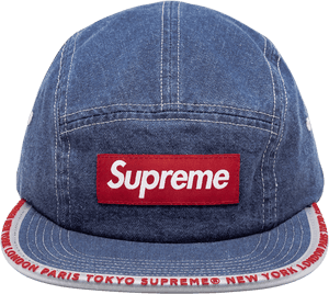 Supreme Worldwide Visor Tape Camp Cap 'ss - Supreme, HD Png Download PNG image with transparent background