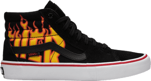 Supreme X Sk8 Hi 'glow In The Dark Skull Pile - Vans X Thrasher Sk8, HD Png Download PNG image with transparent background
