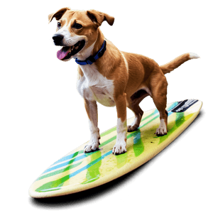 Surfing Dog PNG lcy PNG image with transparent background
