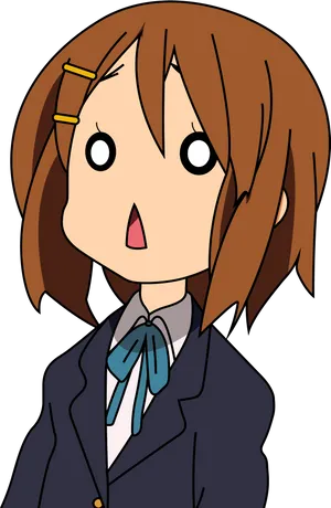 Surprised Anime Character PNG Image