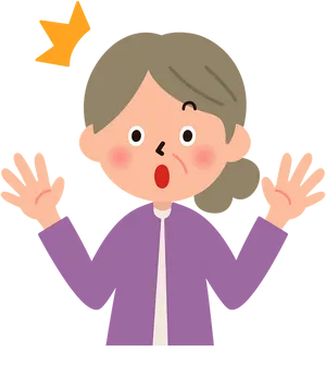 Surprised Cartoon Character PNG Image