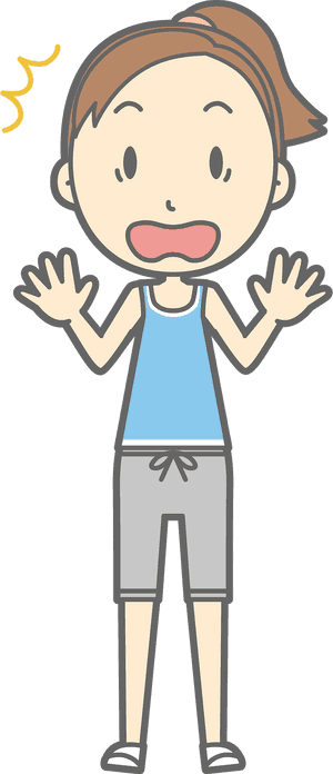 Vector Surprised Woman Transparent PNG PNG with transparent background