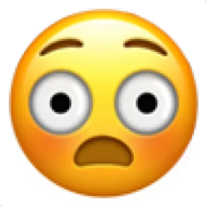 Surprised Emoji Expression PNG Image