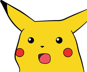 Surprised Pikachu PNG Clipart PNG image with transparent background