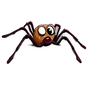 Surprised Spider Cartoon Png Ios PNG Image