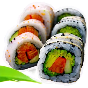 Sushi Roll Delight Png Olw PNG Image