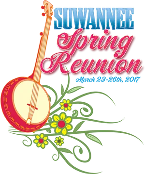 Suwannee Spring Reunion Banjo Poster2017 PNG Image