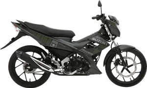 Suzuki Raider Motorcycle Profile PNG Image