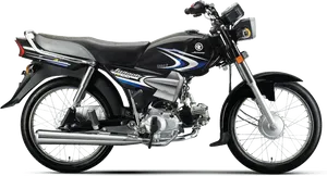 Suzuki110cc Motorcycle Studio Shot PNG Image