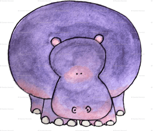 Svg Free Oranges Clipart Hippo - Spoonflower, HD Png Download PNG image with transparent background