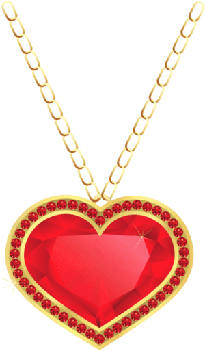 Svg Stock Heart Chain Clipart - Transparent Background Necklace Clipart, HD Png Download PNG image with transparent background