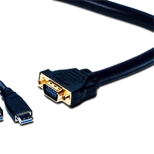 Svga Monitor Cable Png 06272024 PNG Image