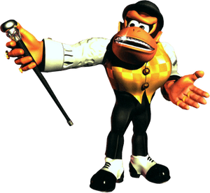 Swanky Kong Dkc3 - Donkey Kong Swanky Kong, HD Png Download PNG image with transparent background