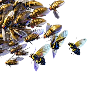 Swarming Flies Png Snf PNG Image