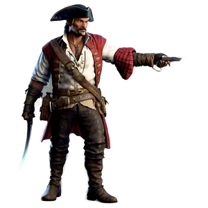 Swashbuckling Rogue Pirate Png Npk PNG Image