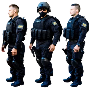 Swat Close Protection Detail Png Wso55 PNG Image