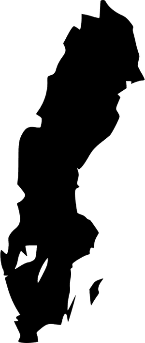 Sweden - Sweden Vector Map, HD Png Download PNG image with transparent background