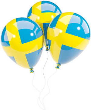 Download Flag Icon Of Sweden At Png Format - Sweden Flag Balloon Png, Transparent Png PNG image with transparent background