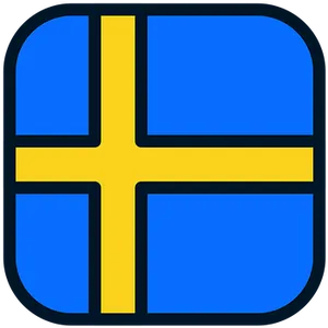 Swedish Flag Icon PNG Image