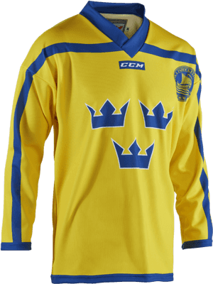 Team Sweden Ccm Replica Sr - Sweden Hockey Jersey Ccm, HD Png Download PNG image with transparent background
