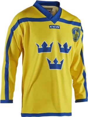 Swedish Hockey Jersey C C M PNG Image