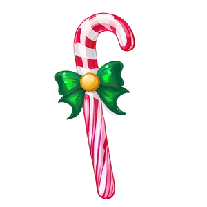 Sweet Candy Cane For Christmas Png Yoe PNG Image