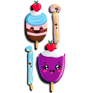 Sweet Food Characters Png Ugw15 PNG Image