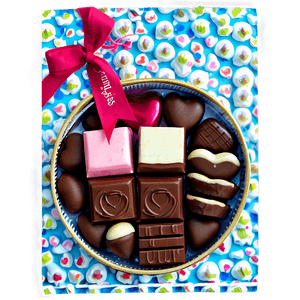 Sweet Happy Valentines Chocolate Box PNG jaf PNG with transparent background