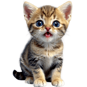 Sweet Kitten PNG 05232024 PNG image with transparent background