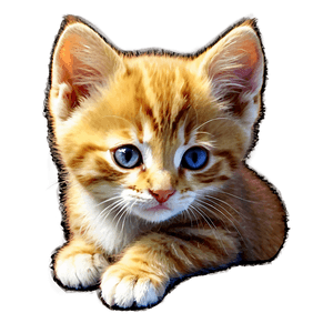 Sweet Kitten PNG cvf45 PNG image with transparent background