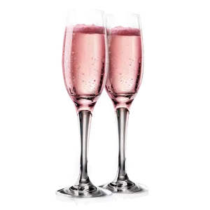 Sweet Pink Champagne Cheers Png 06292024 PNG Image