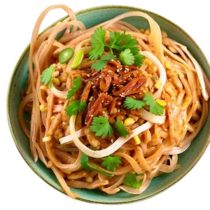 Sweet Potato Noodle Pad Thai Png 06252024 PNG Image