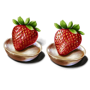 Sweet Strawberry PNG oko PNG image with transparent background