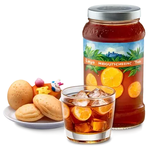 Sweet Tea Indulgence Png Jwf PNG Image