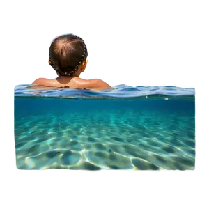 Swimming In Crystal Clear Water Png Gdv66 PNG Image