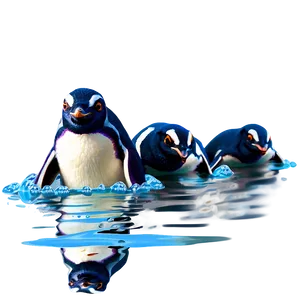 Swimming Penguins Png 06112024 PNG Image