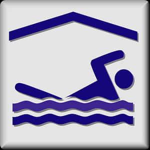 Swimming Pool Sign Icon PNG with transparent background