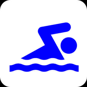 Swimming Symbol Icon PNG image with transparent background
