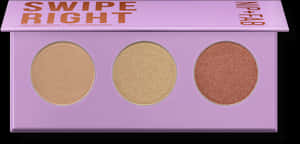 Swipe Right Highlighter Palette - Nip Fab Makeup Highlight Palette Swipe Right, HD Png Download PNG