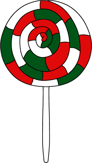 Lollipop Free Download Clipart - Clip Art Candy Cane Lollipops, HD Png Download PNG