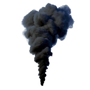 Swirling Black Smoke PNG pys71 PNG image with transparent background