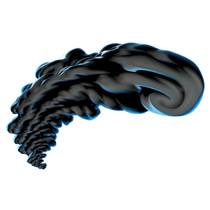 Swirling Black Smoke PNG qcl67 PNG image with transparent background